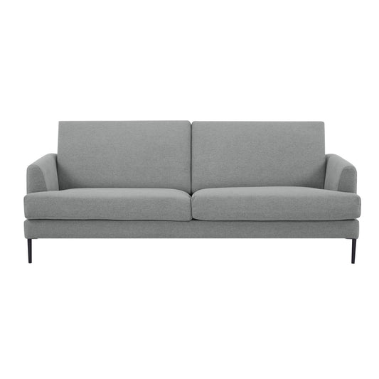 Ariya 3 Seater Sofa Fabric Uplholstered Lounge Couch - Light Grey - Cosy Abode