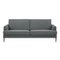 Ariya 3 Seater Sofa Fabric Uplholstered Lounge Couch - Mid Grey - Cosy Abode