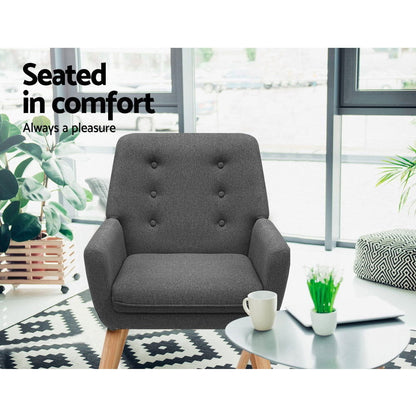 Armchair Tub Single Dining Chair - Cosy Abode