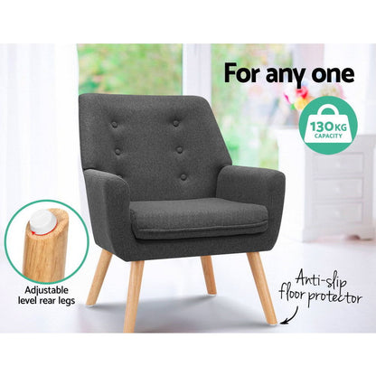 Armchair Tub Single Dining Chair - Cosy Abode