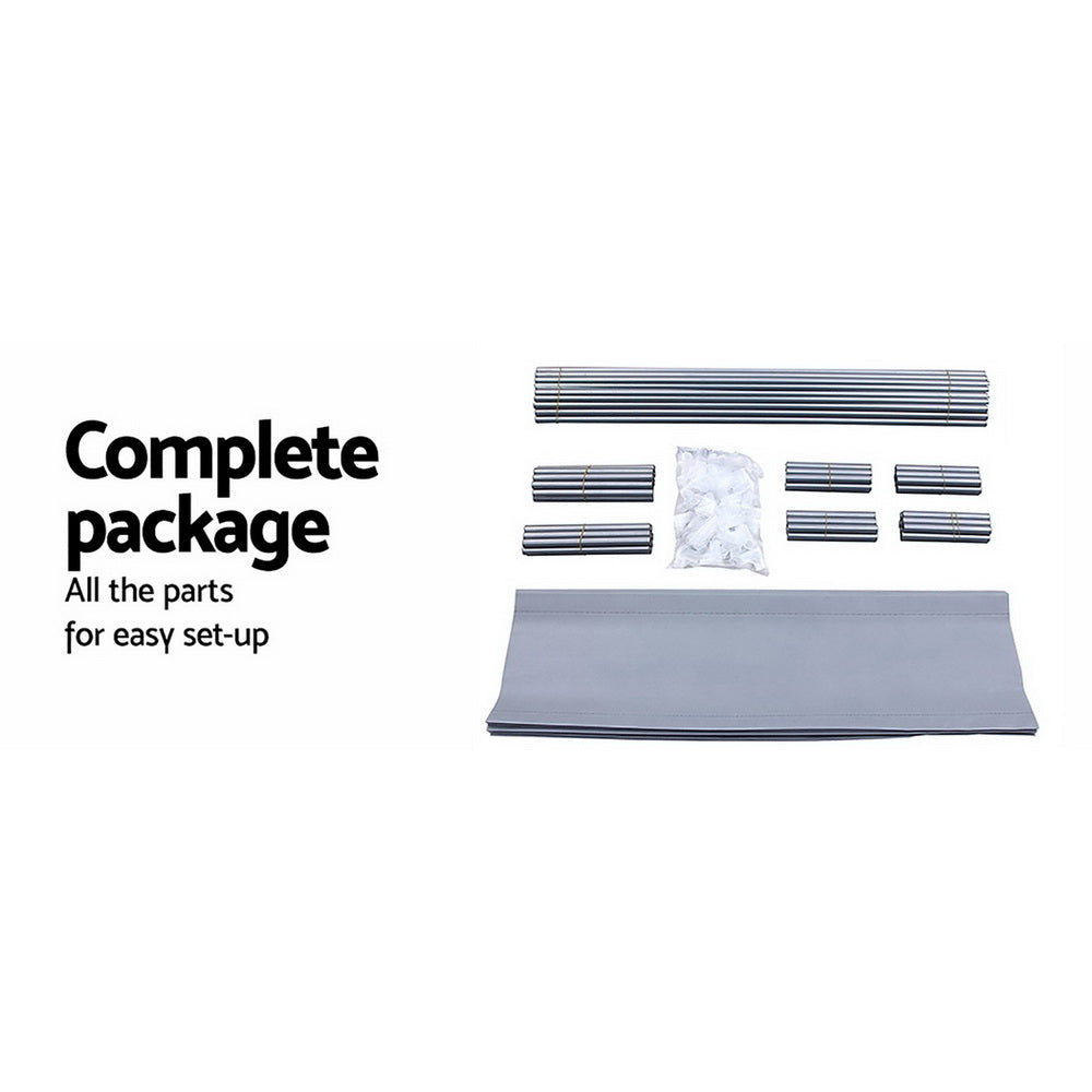 Artiss 10-Tier Shoe Rack Stackable 50 Pairs Grey - Cosy Abode