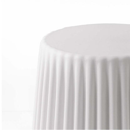 Artiss 2x Bar Stools Cupcake Plastic Foot Stool White - Cosy Abode