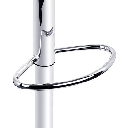 Artiss 2x Bar Stools Gas Lift Leather Padded White - Cosy Abode