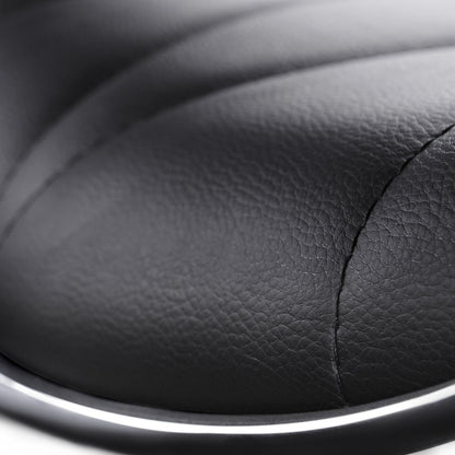 Artiss 2x Bar Stools Gas Lift Leather Seat Black - Cosy Abode