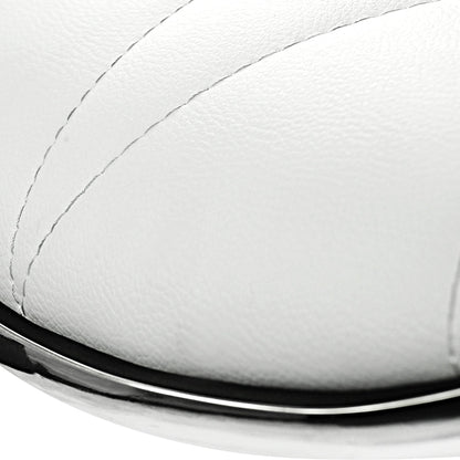 Artiss 2x Bar Stools Gas Lift Leather Seat White - Cosy Abode