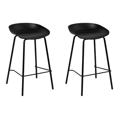 Artiss 2x Bar Stools Kitchen Counter Stools Metal - Cosy Abode