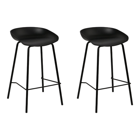 Artiss 2x Bar Stools Kitchen Counter Stools Metal - Cosy Abode