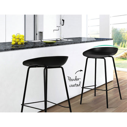 Artiss 2x Bar Stools Kitchen Counter Stools Metal - Cosy Abode