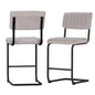 Artiss 2x Bar Stools Velvet Chairs - Cosy Abode
