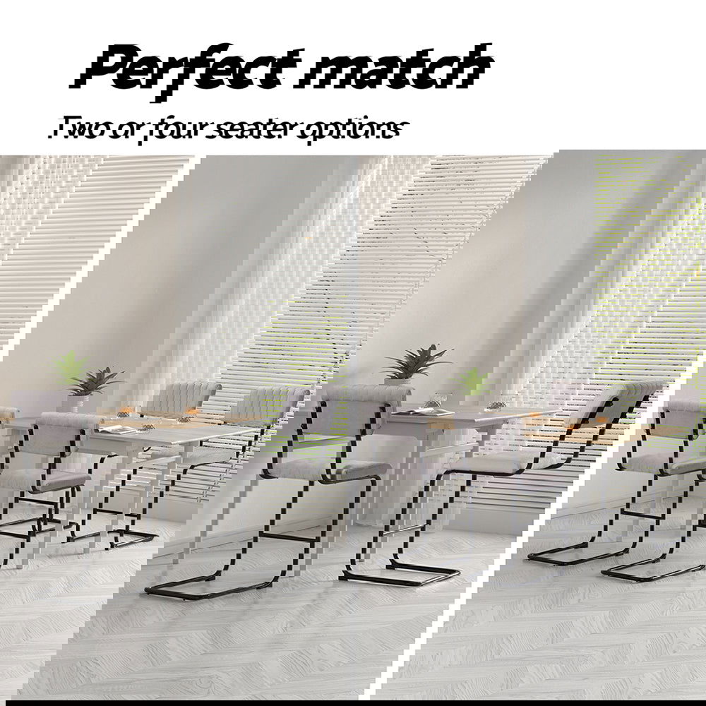 Artiss 2x Bar Stools Velvet Chairs - Cosy Abode