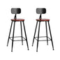 Artiss 2x Bar Stools Vintage Metal Chairs - Cosy Abode