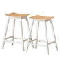 Artiss 2x Bar Stools Wooden Chairs Oak - Cosy Abode