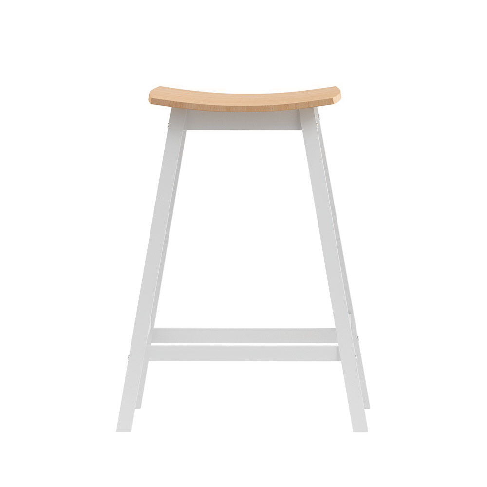 Artiss 2x Bar Stools Wooden Chairs Oak - Cosy Abode