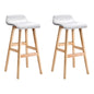 Artiss 2x Bar Stools Wooden Stool White - Cosy Abode