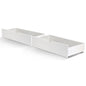 Artiss 2x Bed Frame Storage Drawers Trundle White - Cosy Abode