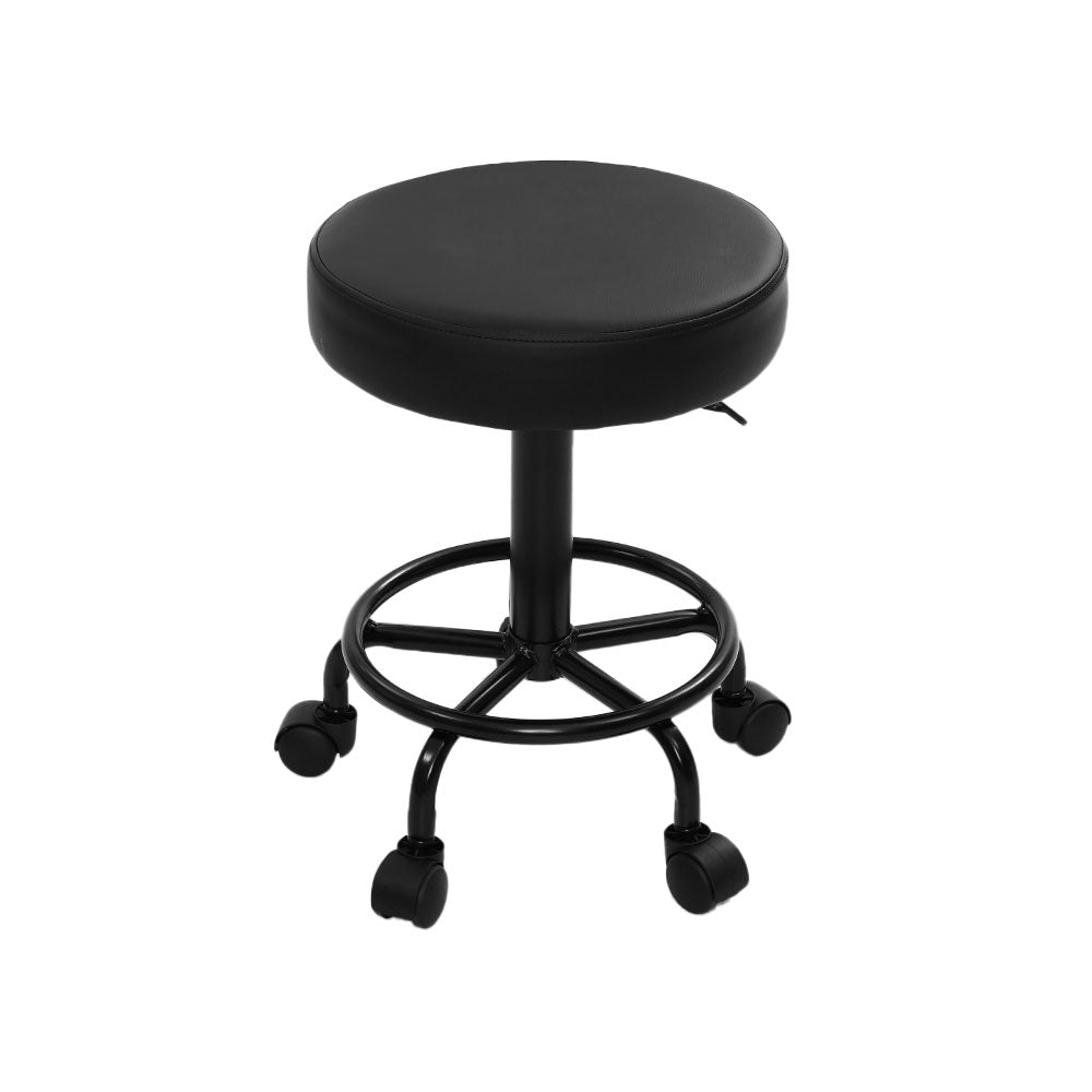Artiss 2x Salon Stool Round Swivel Chair - Cosy Abode
