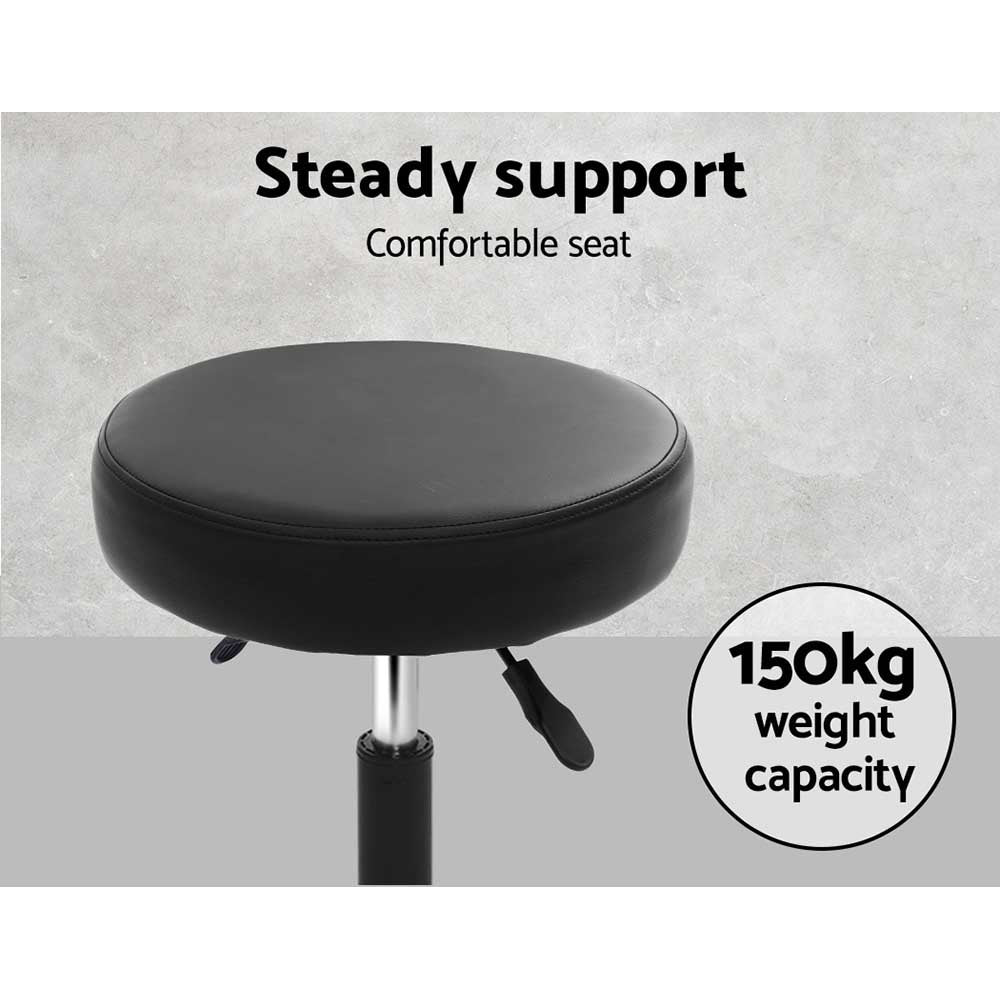 Artiss 2x Salon Stool Round Swivel Chair - Cosy Abode