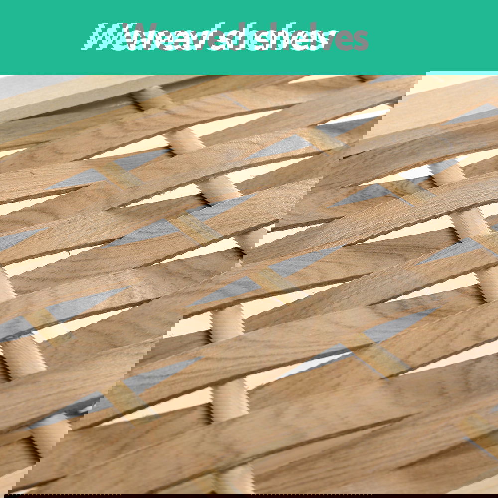 Artiss 4-tier Shoe Rack 12 Pairs Shoe Storage Weaved Shelves - Cosy Abode