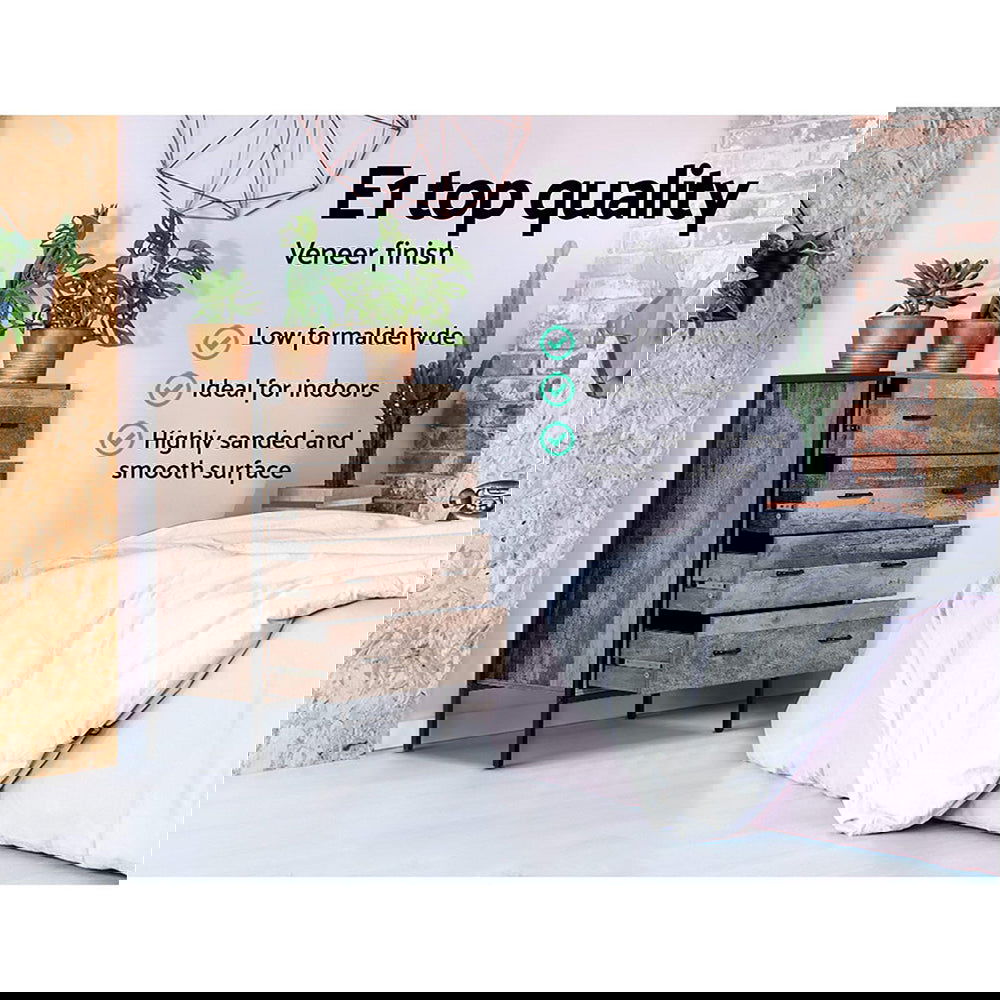 Artiss 4 Chest of Drawers - BARNLY - Cosy Abode