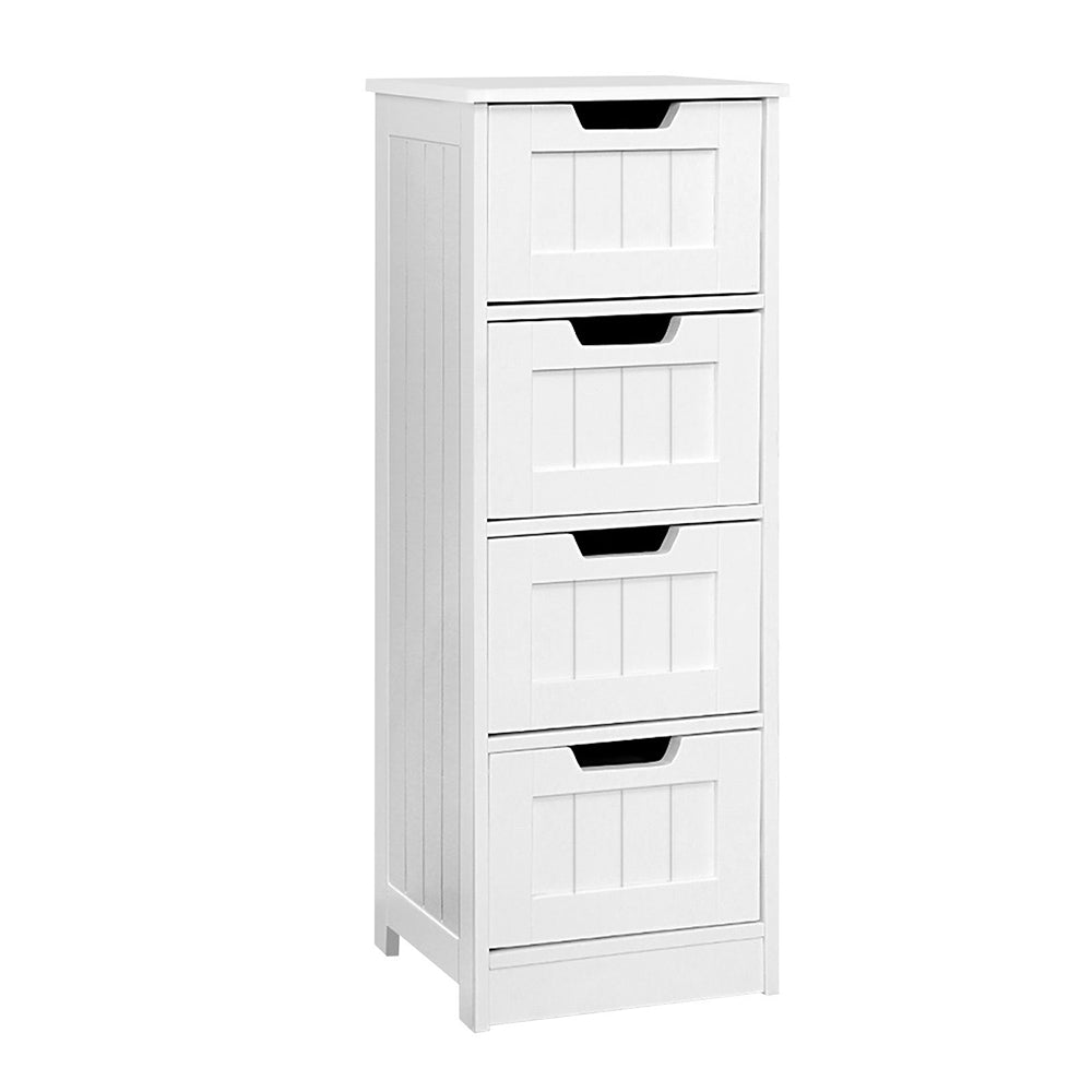 Artiss 4 Chest of Drawers - LEESA White - Cosy Abode