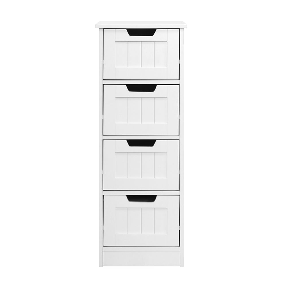 Artiss 4 Chest of Drawers - LEESA White - Cosy Abode