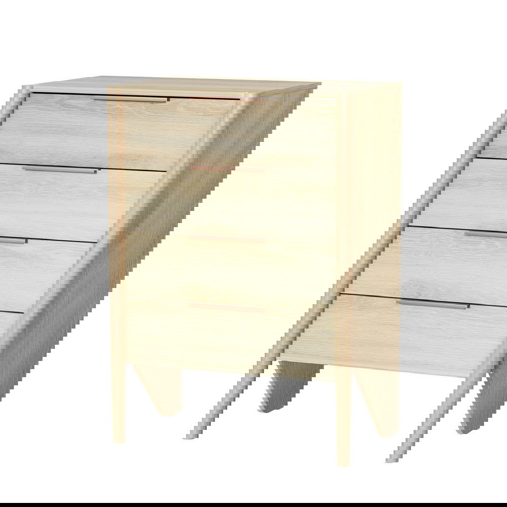 Artiss 4 Chest of Drawers Tallboy - INEZ Pine - Cosy Abode