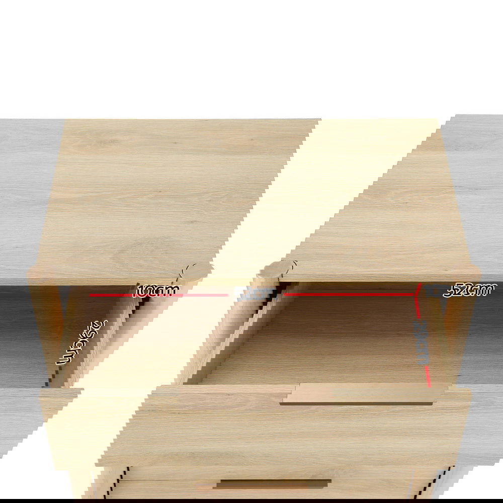 Artiss 4 Chest of Drawers Tallboy - INEZ Pine - Cosy Abode