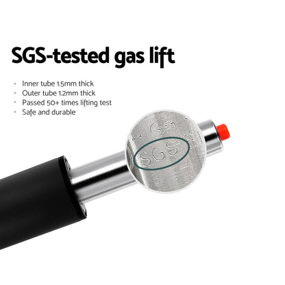 Artiss 4x Bar Stools Faux Leather Chair Black - Cosy Abode