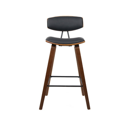 Artiss 4x Bar Stools Leather Padded w/Backrest - Cosy Abode
