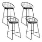 Artiss 4x Bar Stools Padded Seat Metal - Cosy Abode