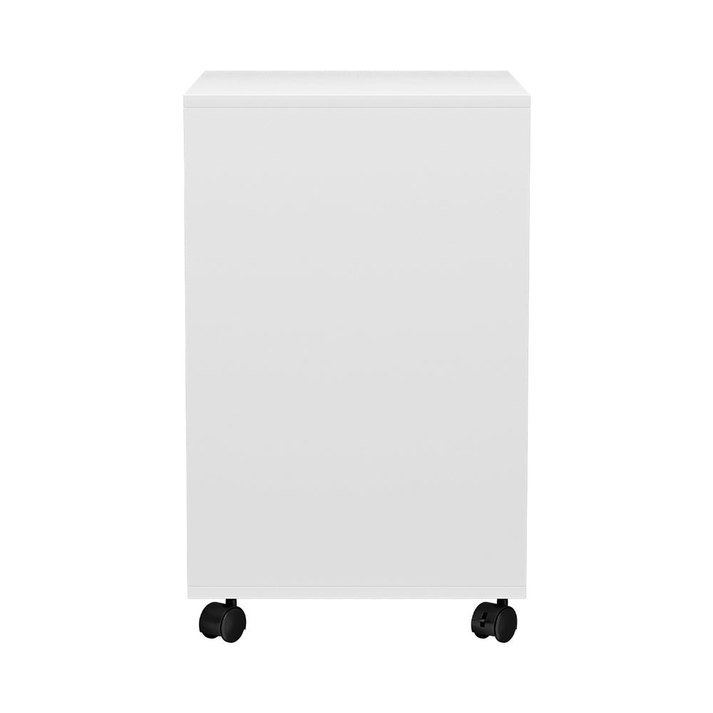 Artiss 5-Drawer Filing Cabinet Mobile Rolling Storage Cabinet Chest of Drawers Stand White - Cosy Abode