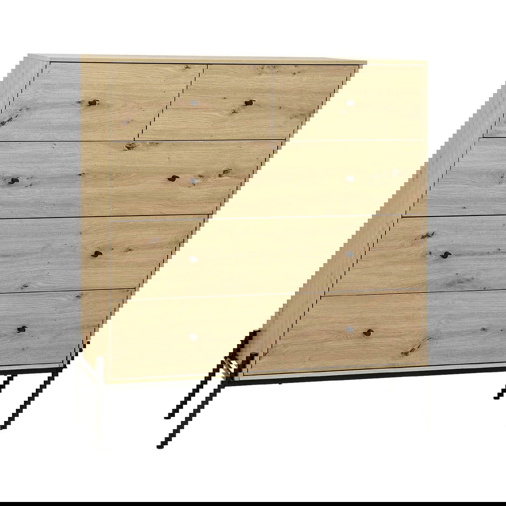 Artiss 5 Chest of Drawers - ARNO Pine - Cosy Abode