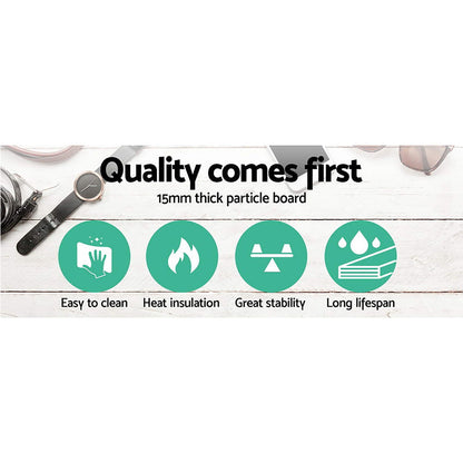 Artiss 5 Chest of Drawers - BONDS White - Cosy Abode