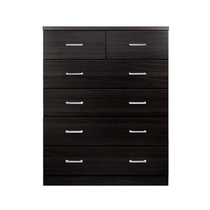 Artiss 6 Chest of Drawers - ANDES Walnut - Cosy Abode