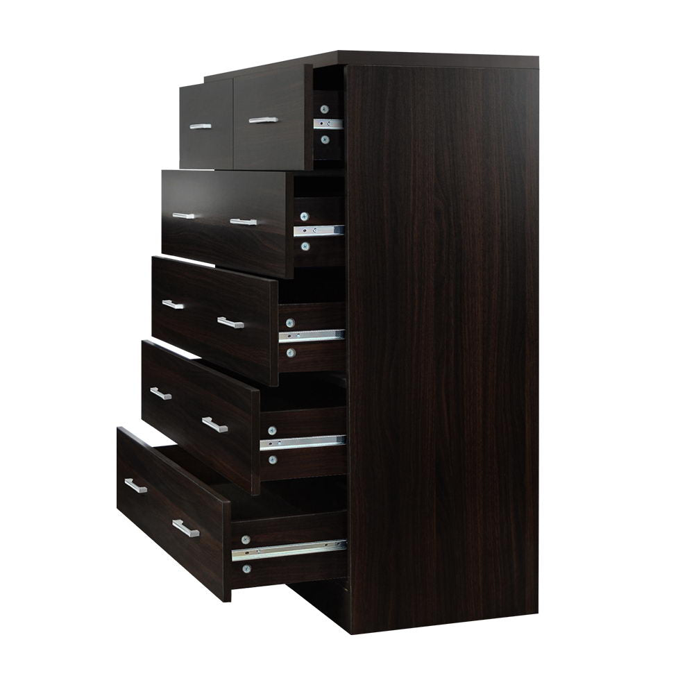 Artiss 6 Chest of Drawers - ANDES Walnut - Cosy Abode