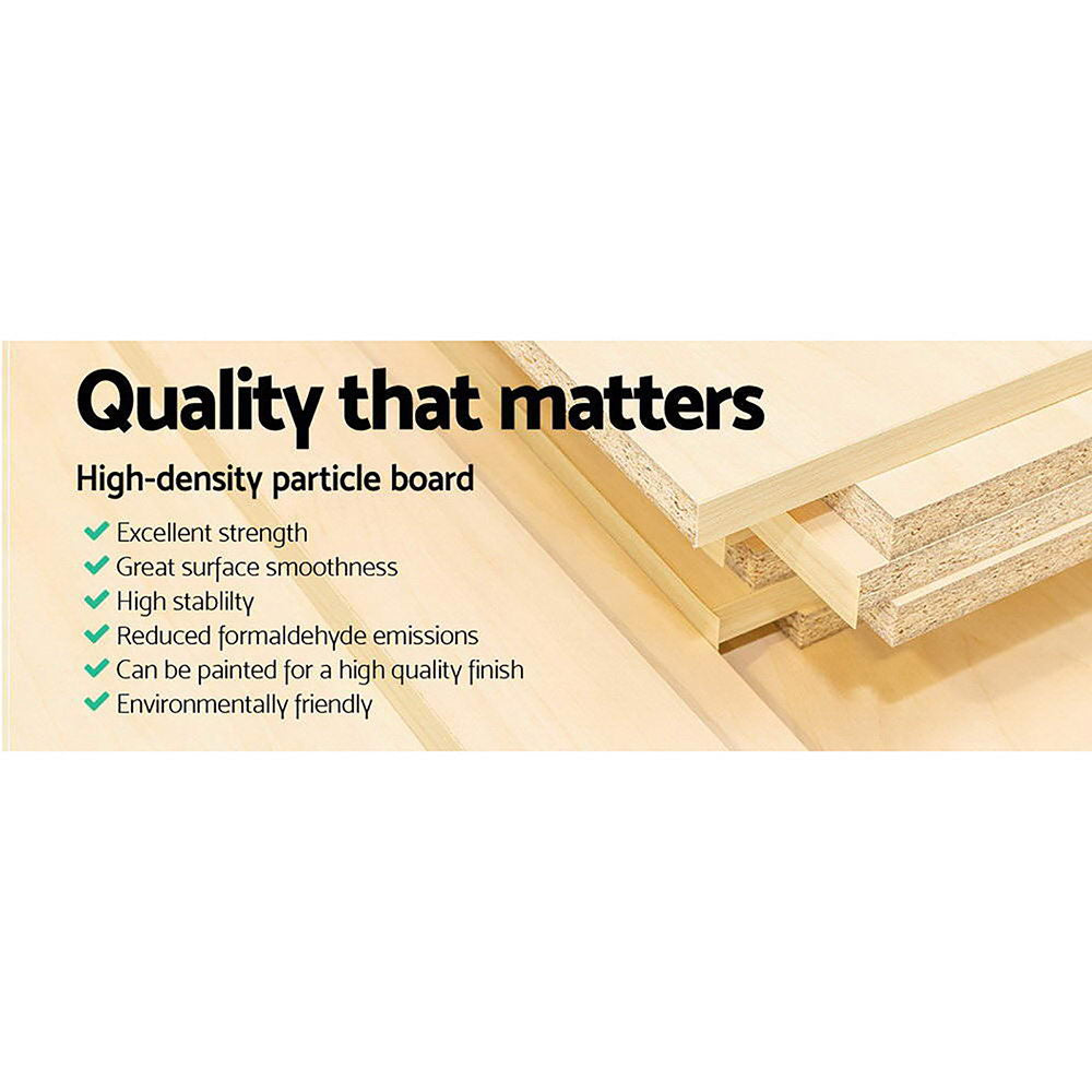 Artiss 6 Chest of Drawers - ANDES Walnut - Cosy Abode