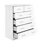 Artiss 6 Chest of Drawers - ANDES White - Cosy Abode