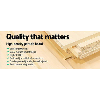 Artiss 6 Chest of Drawers - ANDES White - Cosy Abode