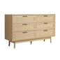 Artiss 6 Chest of Drawers - BRIONY Oak - Cosy Abode