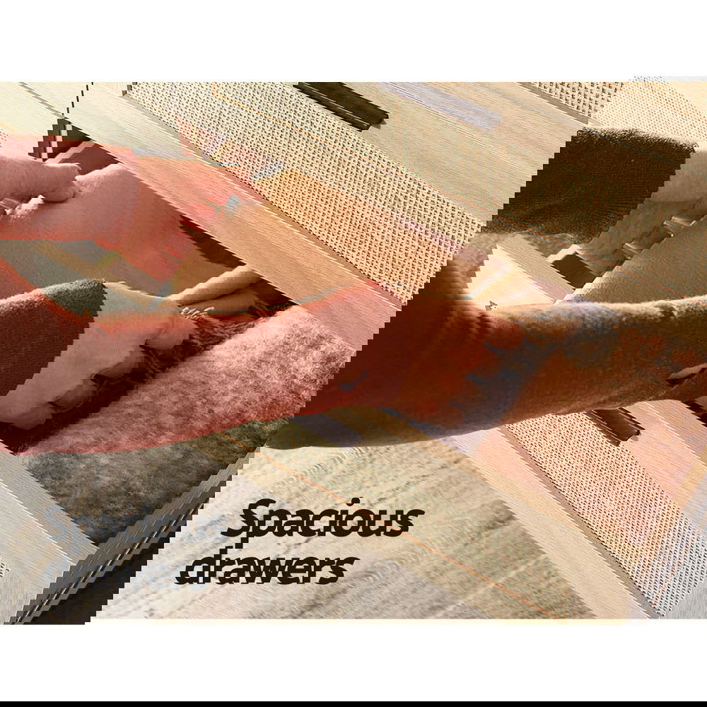 Artiss 6 Chest of Drawers - BRIONY Oak - Cosy Abode