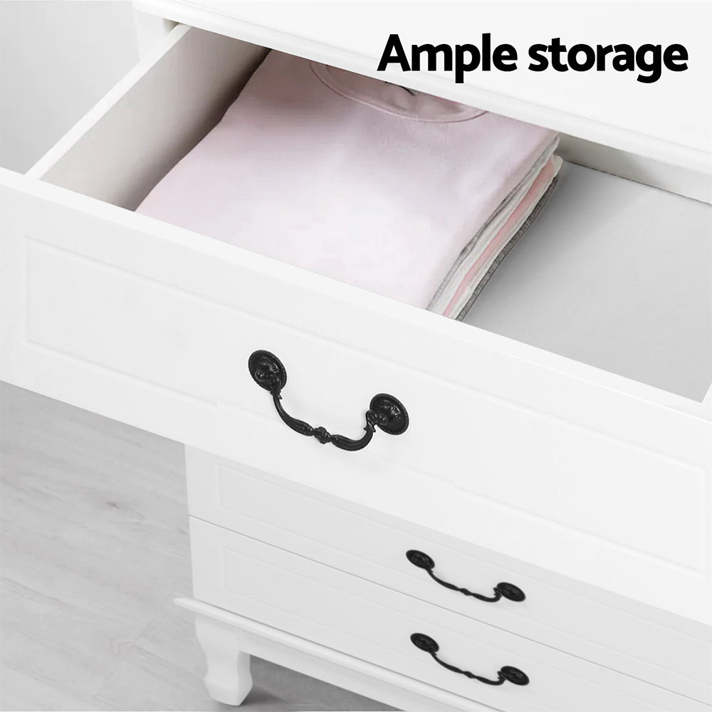 Artiss 6 Chest of Drawers - KUBI White - Cosy Abode
