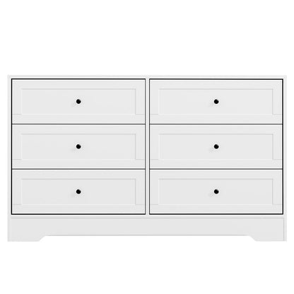 Artiss 6 Chest of Drawers - LEIF White - Cosy Abode
