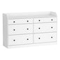 Artiss 6 Chest of Drawers - PETE White - Cosy Abode