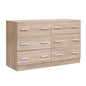Artiss 6 Chest of Drawers - VEDA Pine - Cosy Abode