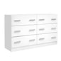 Artiss 6 Chest of Drawers - VEDA White - Cosy Abode
