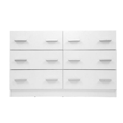 Artiss 6 Chest of Drawers - VEDA White - Cosy Abode