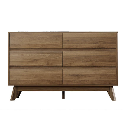 Artiss 6 Chest of Drawers - XAVI Walnut - Cosy Abode