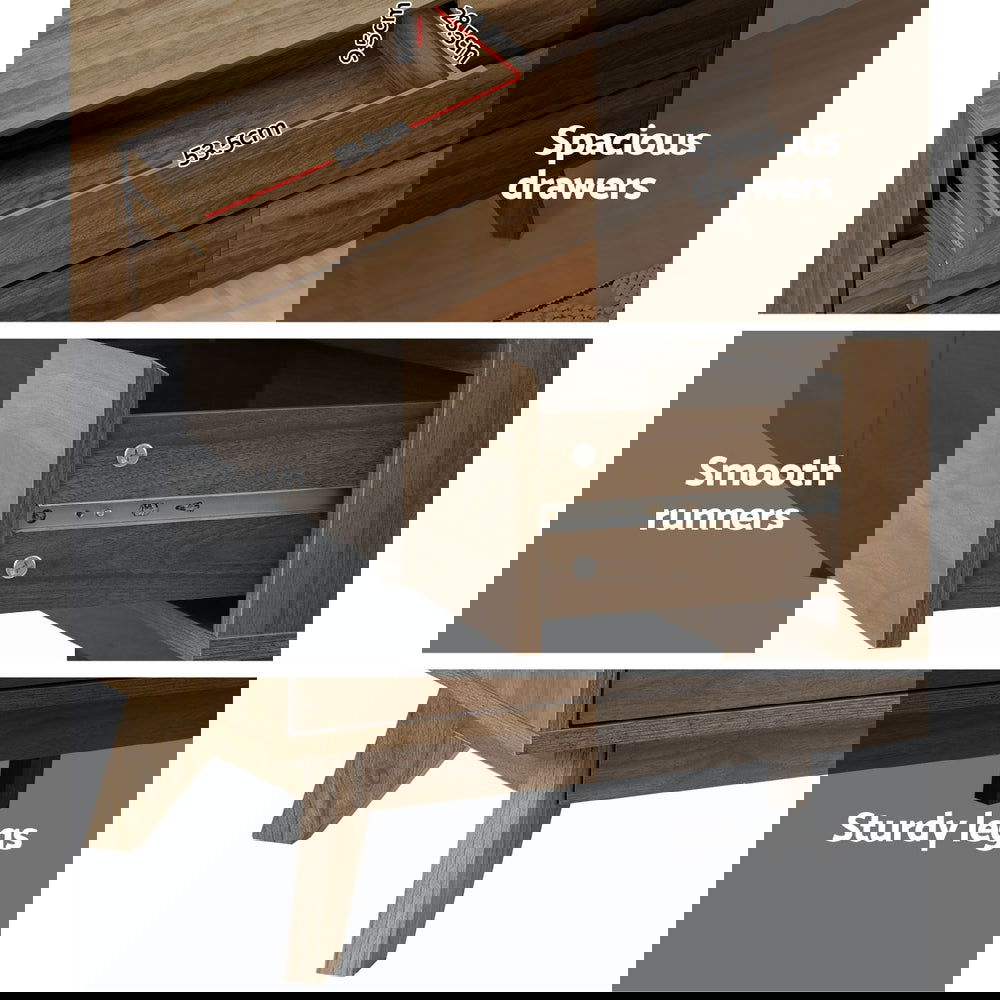 Artiss 6 Chest of Drawers - XAVI Walnut - Cosy Abode