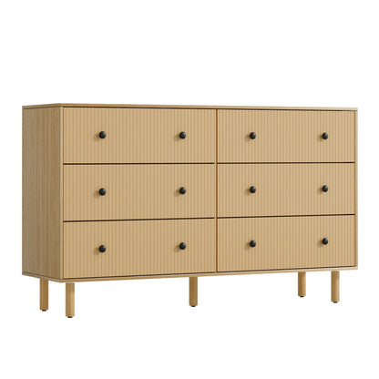 Artiss 6 Chest of Drawers Tallboy Cabinet - RUTH Pine - Cosy Abode
