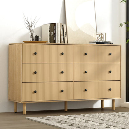 Artiss 6 Chest of Drawers Tallboy Cabinet - RUTH Pine - Cosy Abode